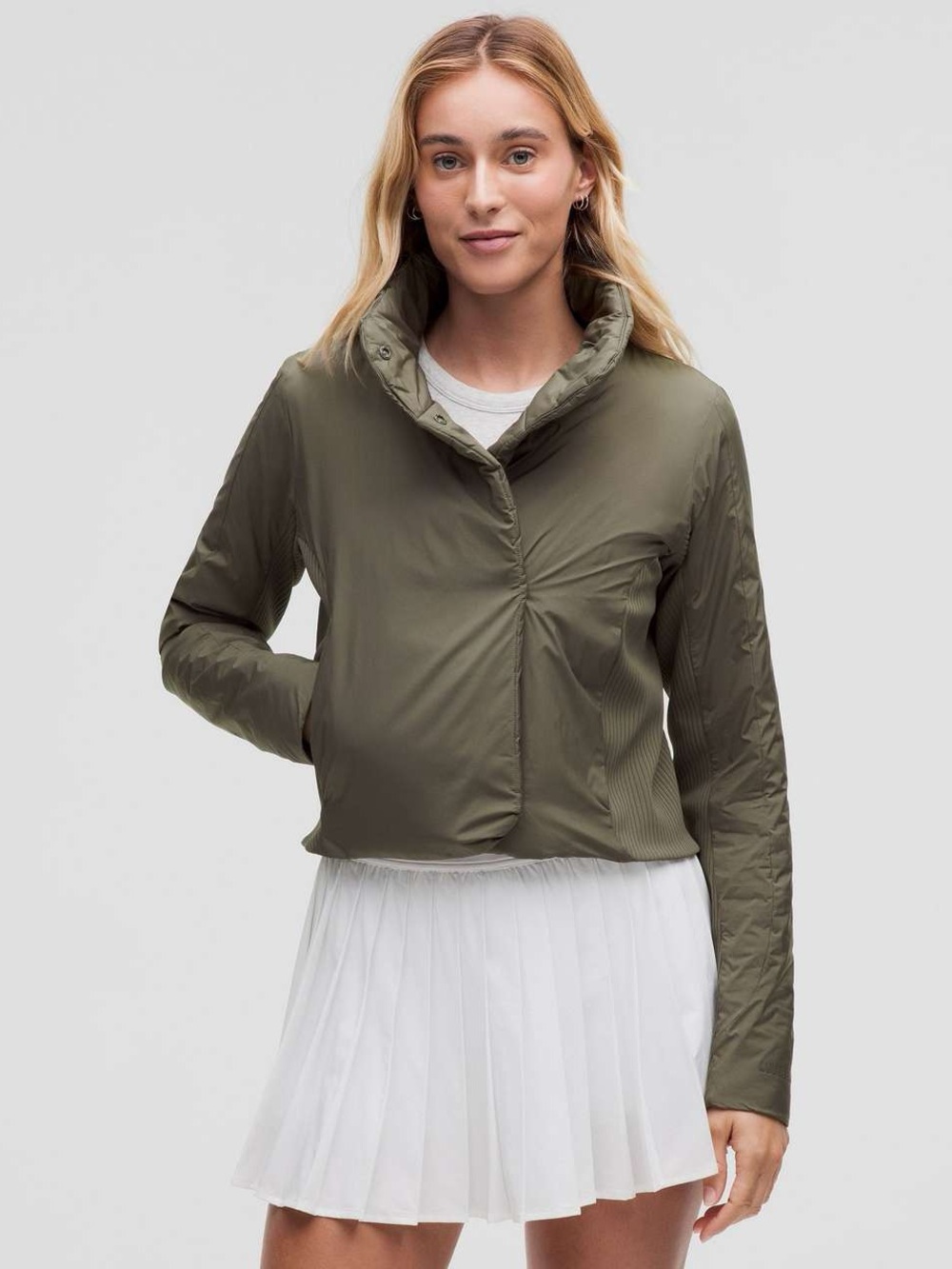 NWOT Lululemon Olive Green Sleek City Jacket Size Four